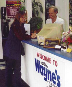 Counter at Wayne's Garage